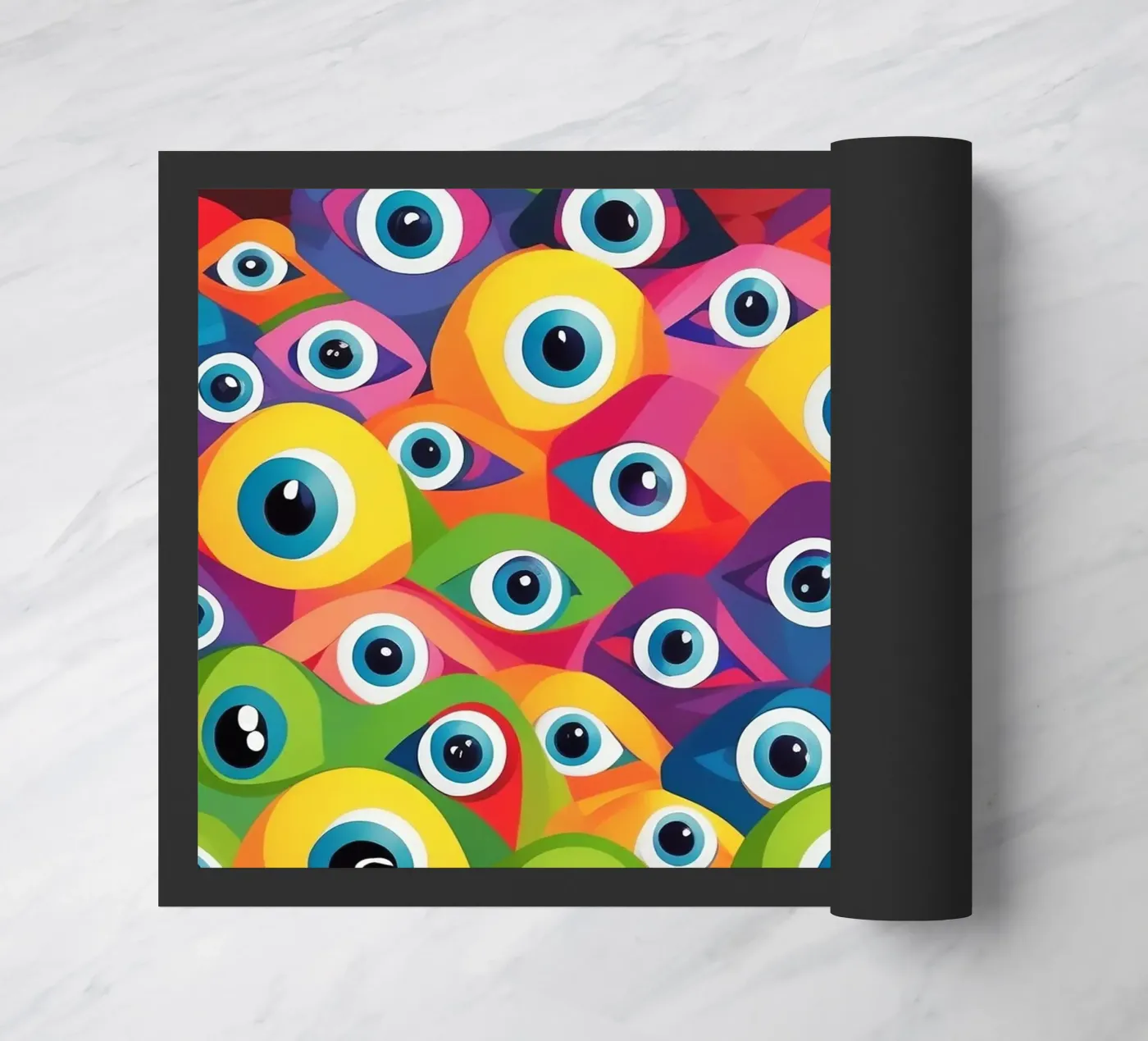 Ogen_7 deurmat van AI-Portraits by LK