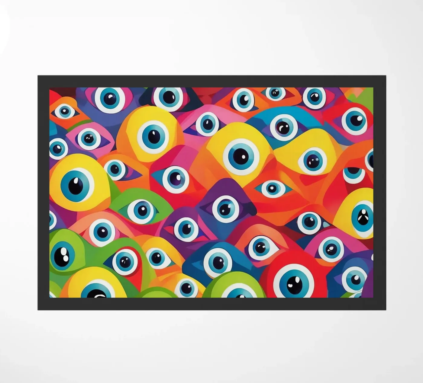 Ogen_7 deurmat van AI-Portraits by LK