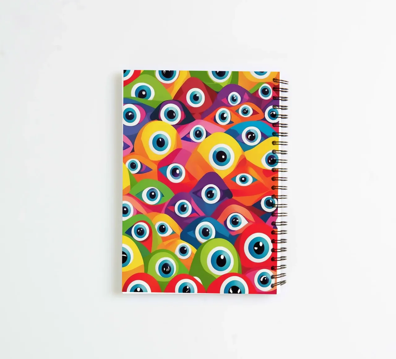 Eyes_7 spiral notebook by AI-Portraits by LK