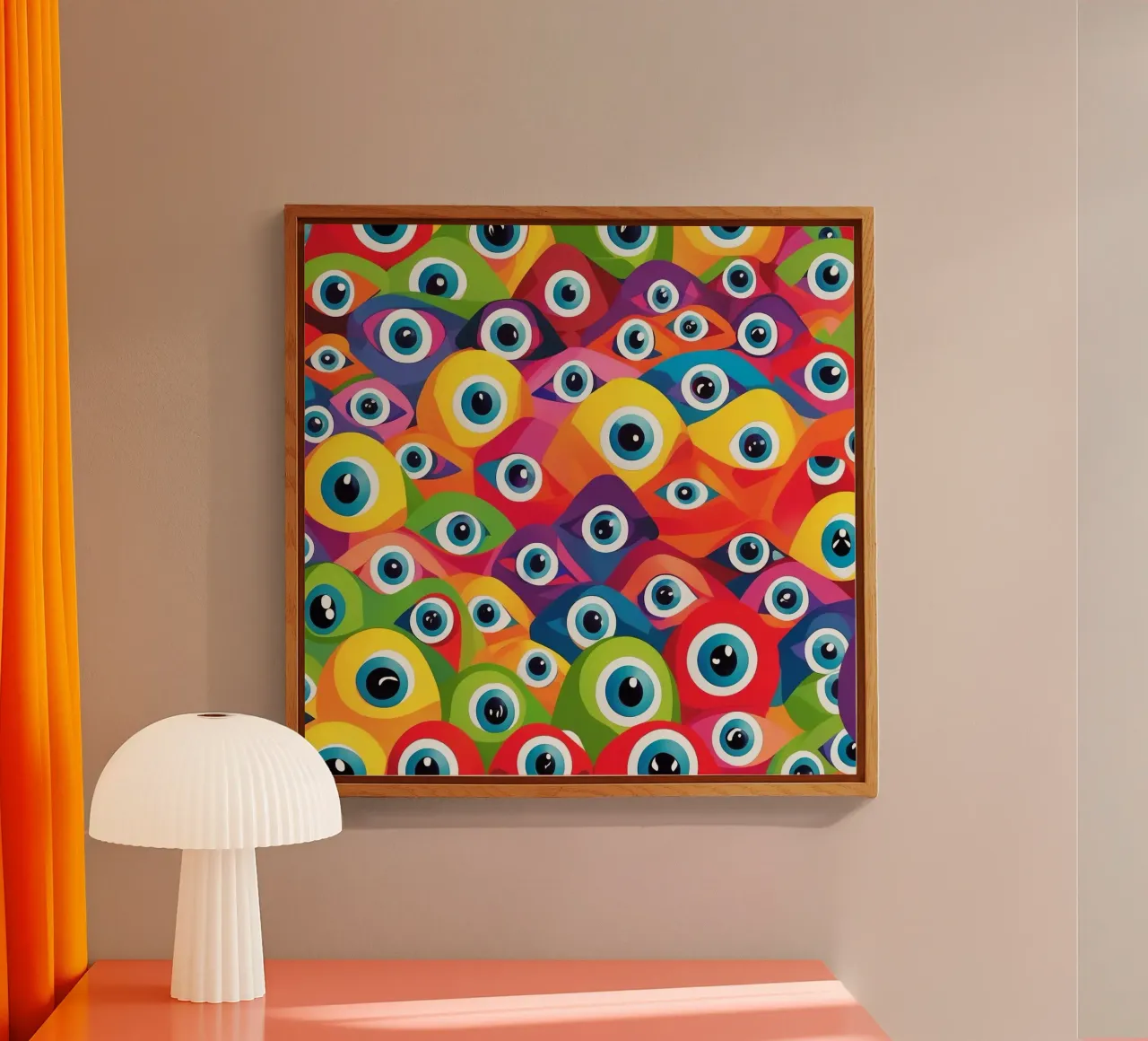 Occhi_7 plexiglass da AI-Portraits by LK