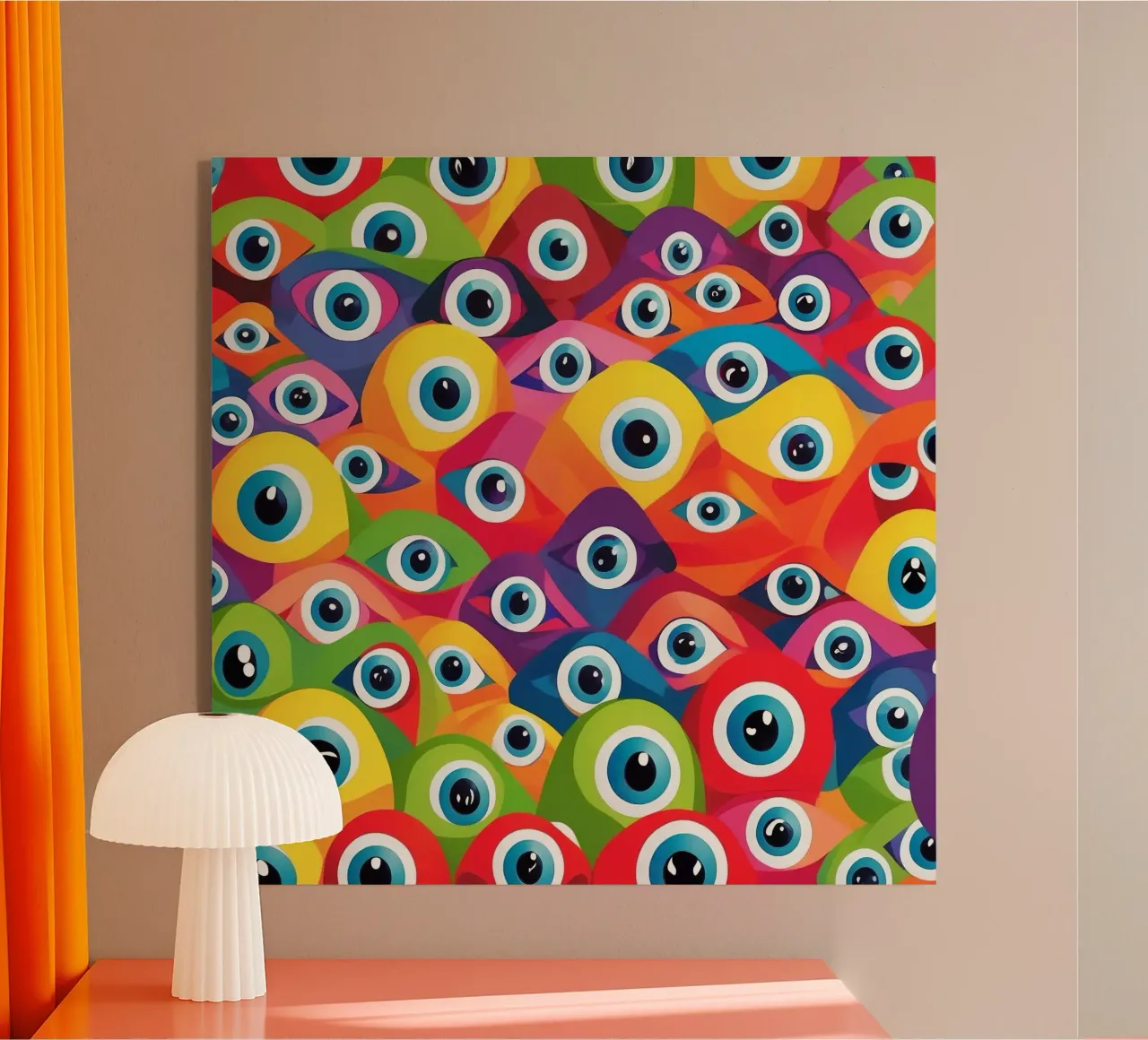 Occhi_7 plexiglass da AI-Portraits by LK