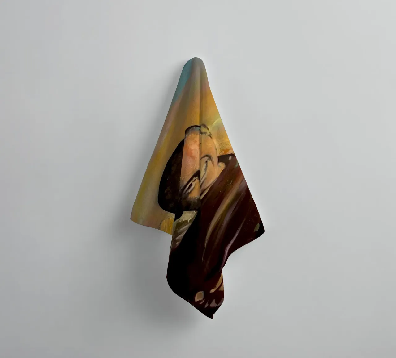 Lama Zopa Rinpoche, realised master towel by Happy 😃 Art 🎨 by Christine Schnoell