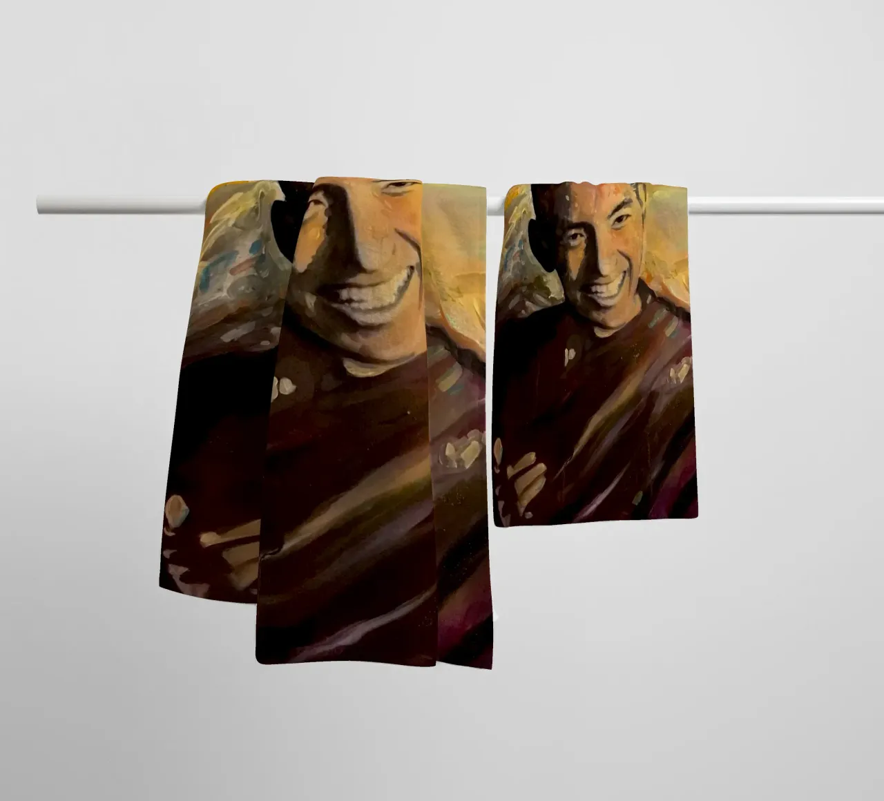 Lama Zopa Rinpoche, realised master towel by Happy 😃 Art 🎨 by Christine Schnoell