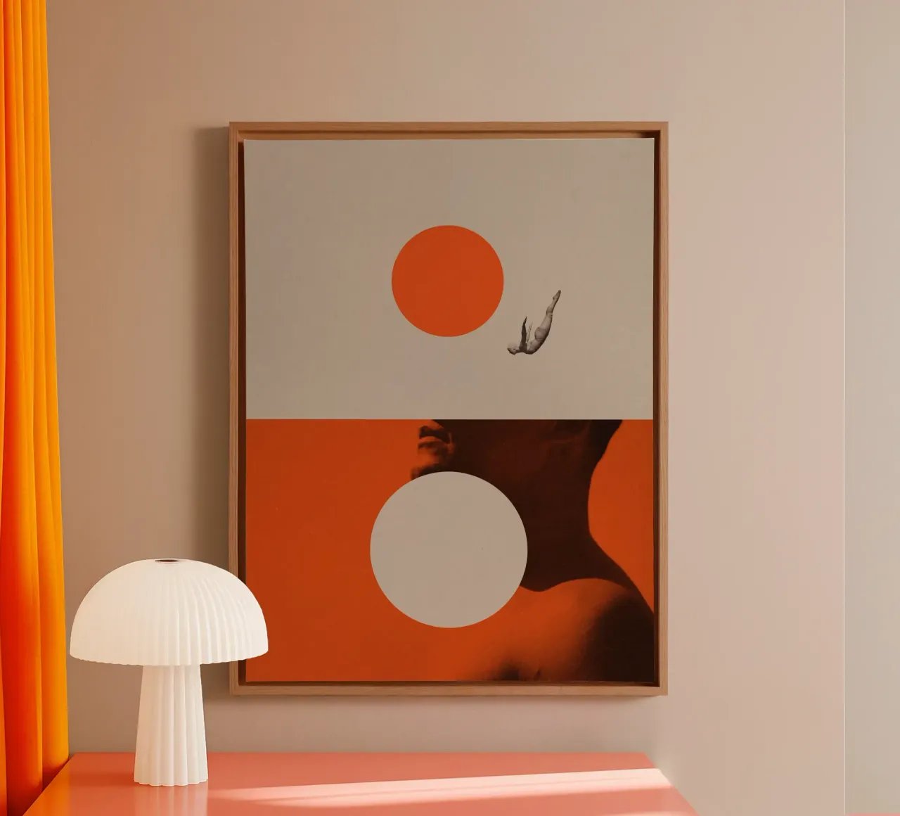 Dive into my Summer tela con Cornice a cassetta da Frank Moth