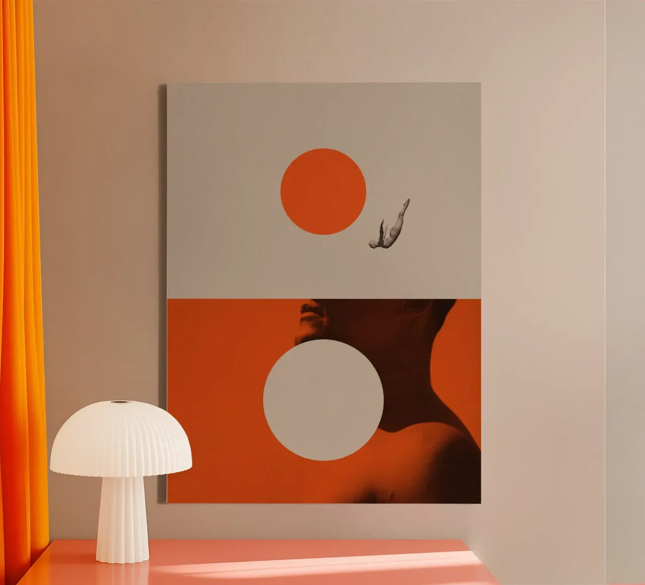 Dive into my Summer tela con Cornice a cassetta da Frank Moth