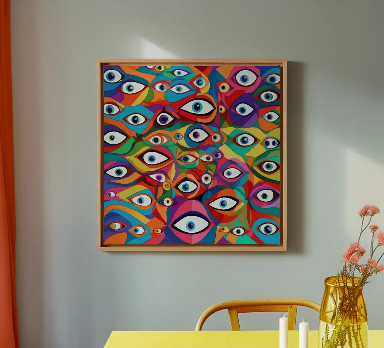 Eyes_8 canvas by AI-Portraits by LK