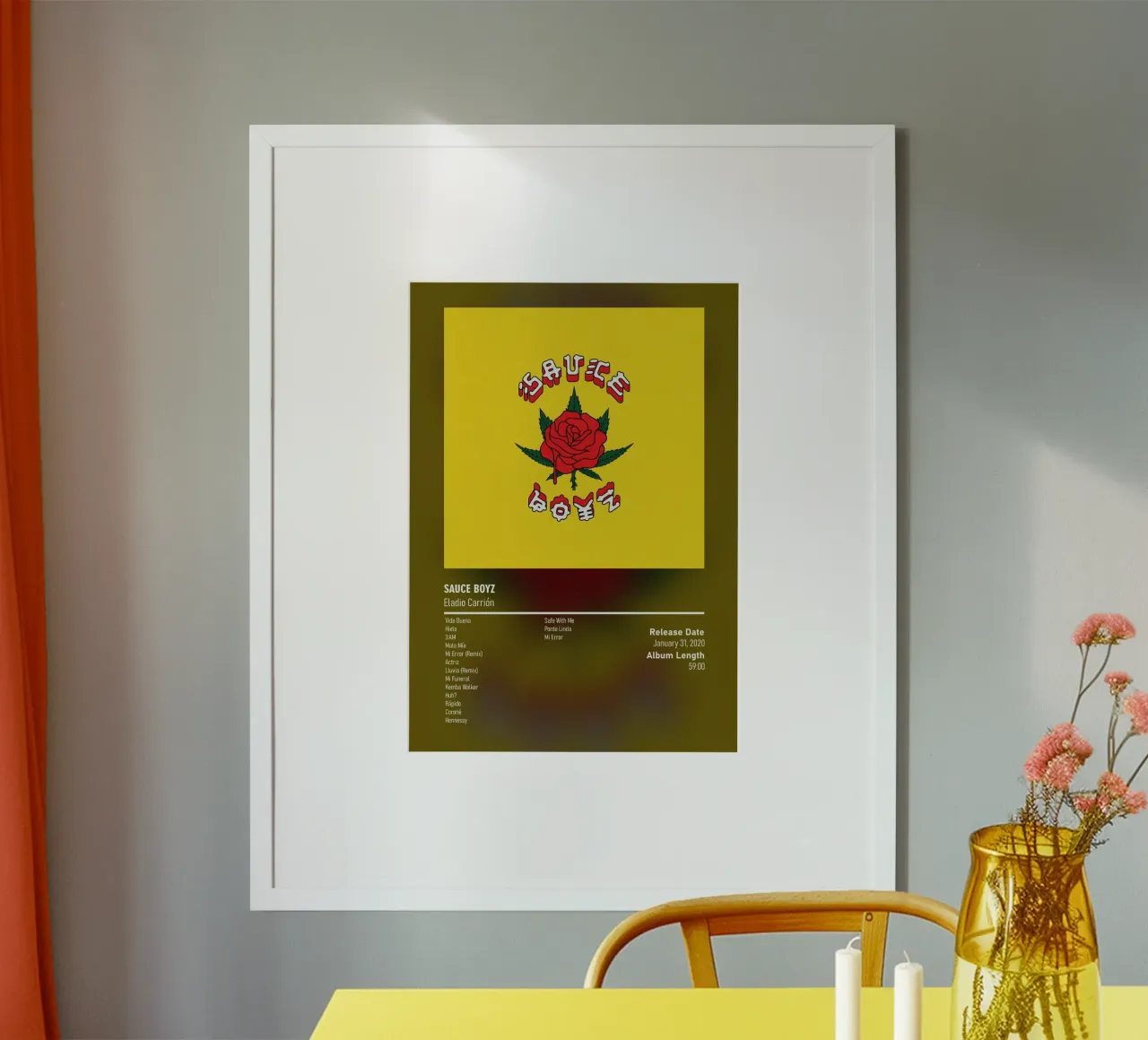 Sauce Boyz by Eladio Carrión carta hahnemühle da DGUnder