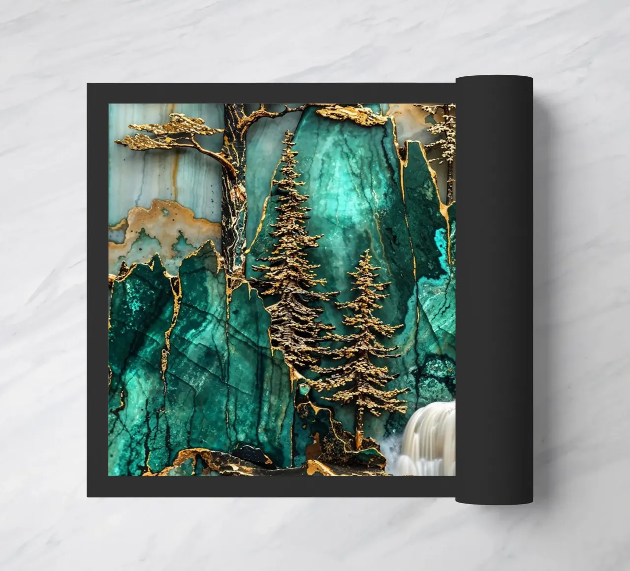 Yosemite Kintsugi Falls zerbino da Pixaverse