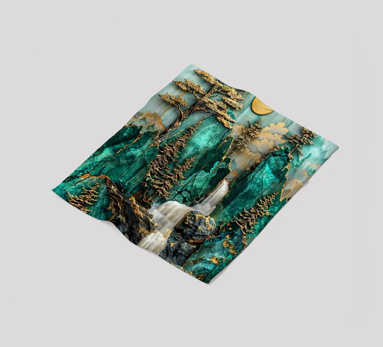 Yosemite Kintsugi Falls coperta in pile da Pixaverse