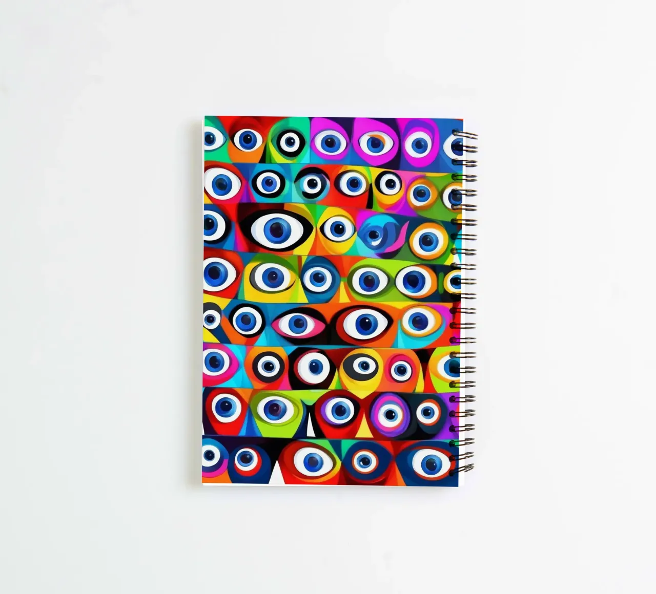Eyes_9 spiral notebook by AI-Portraits by LK