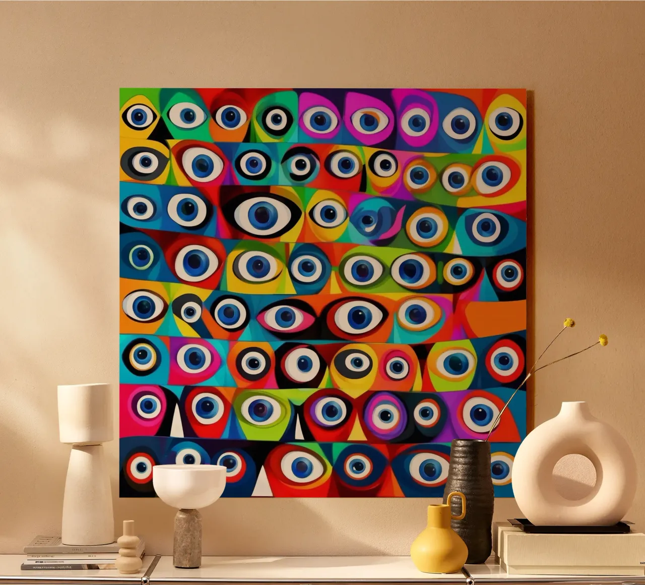 Occhi_9 plexiglass da AI-Portraits by LK