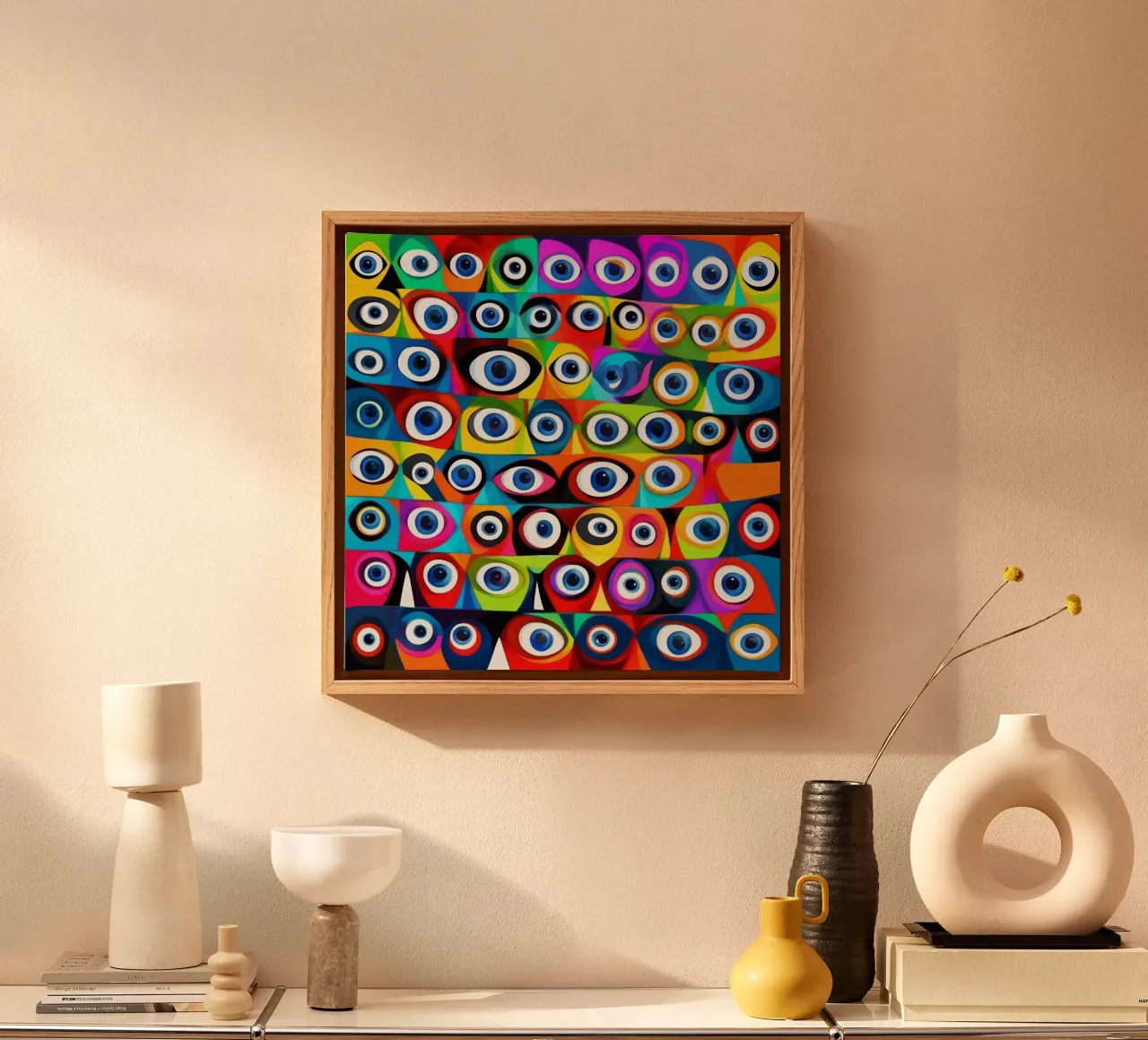 Eyes_9 canvas by AI-Portraits by LK