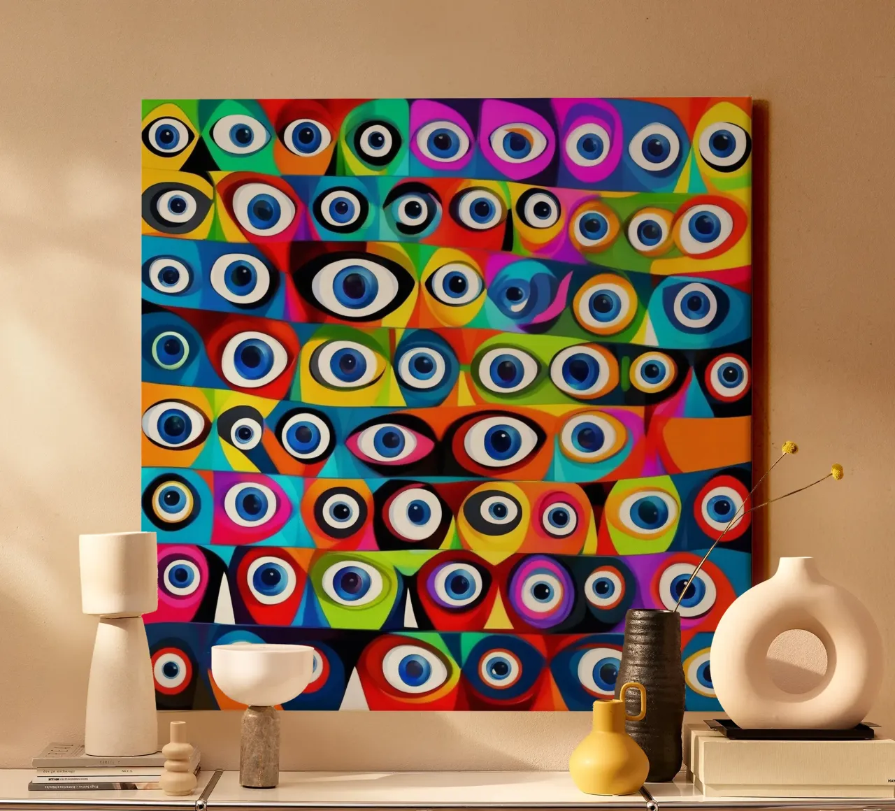 Eyes_9 canvas by AI-Portraits by LK