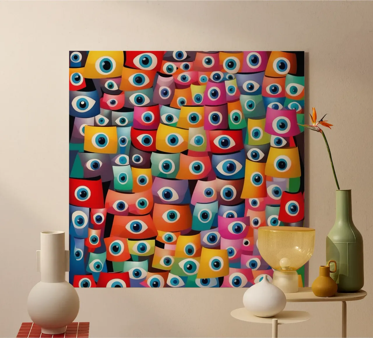 Occhi_10 plexiglass da AI-Portraits by LK