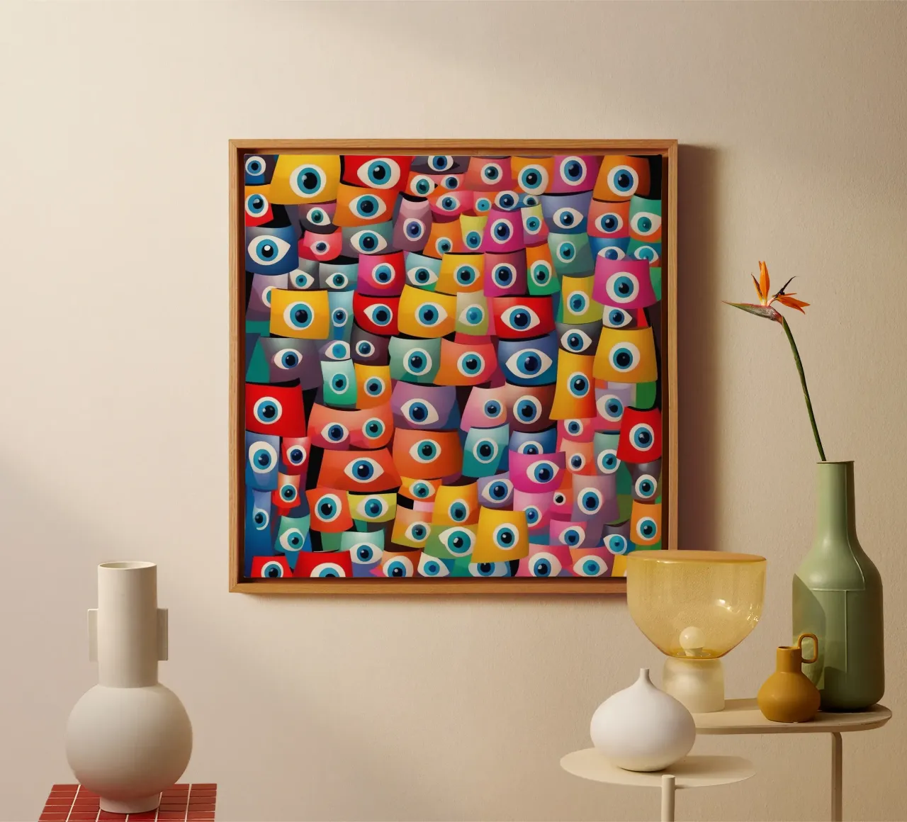 Eyes_10 canvas by AI-Portraits by LK
