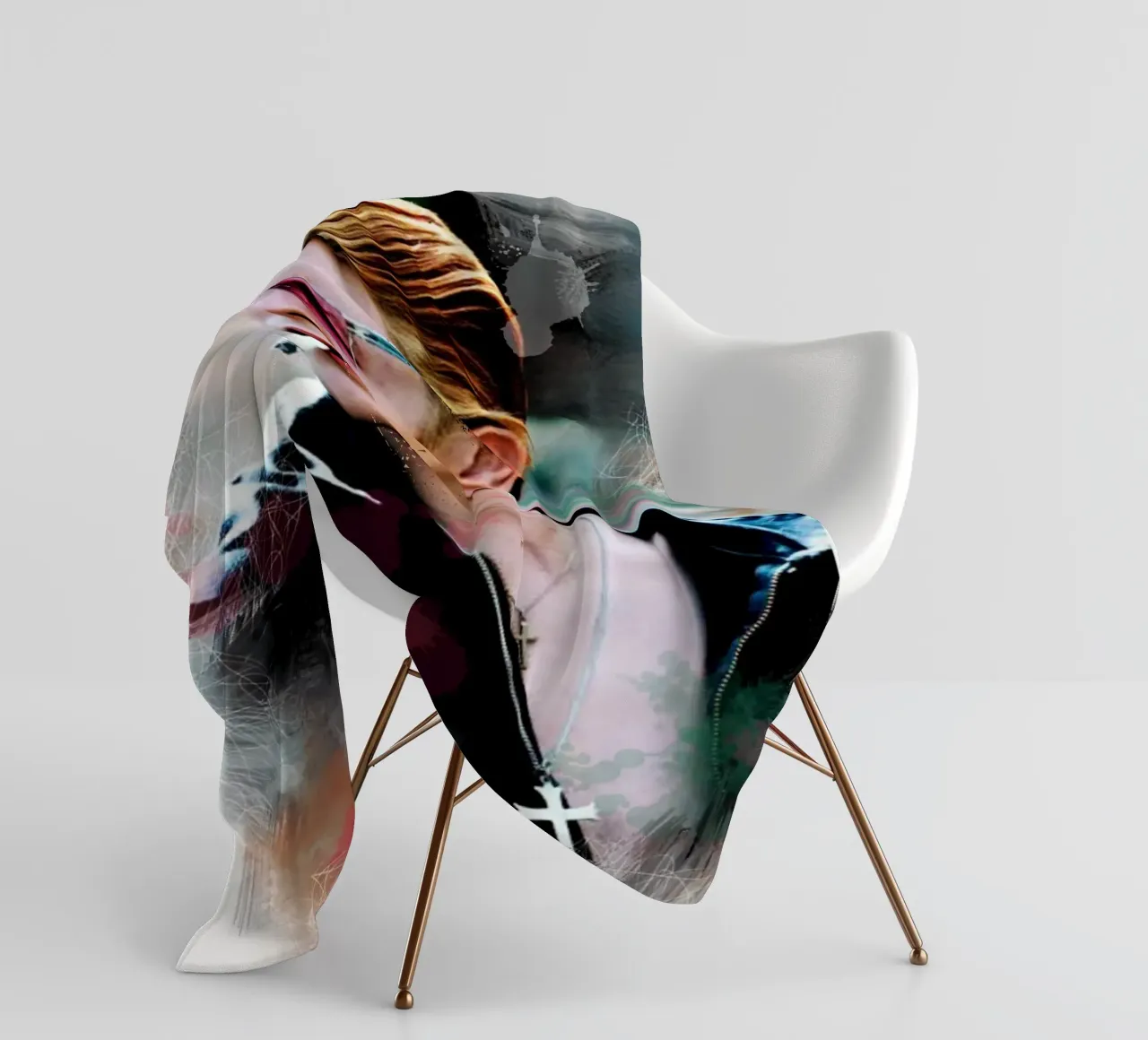 David Bowie smoking coperta in pile da Lembayung art