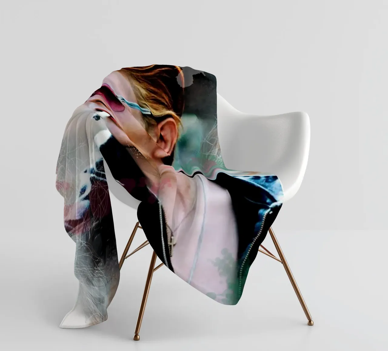 David Bowie smoking coperta in pile da Lembayung art