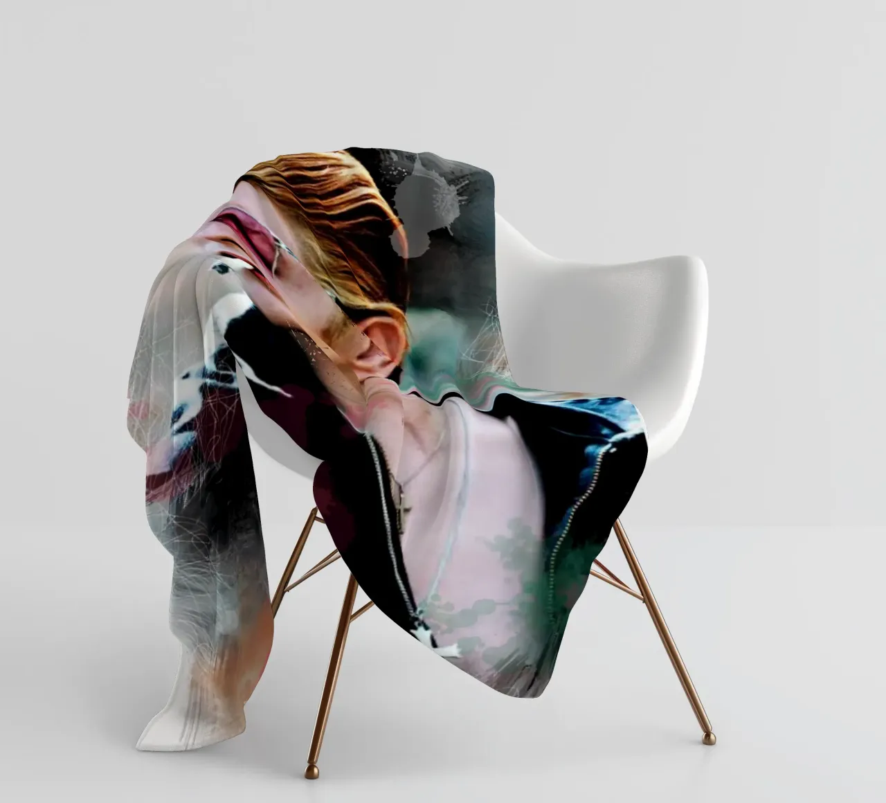 David Bowie smoking coperta in pile da Lembayung art