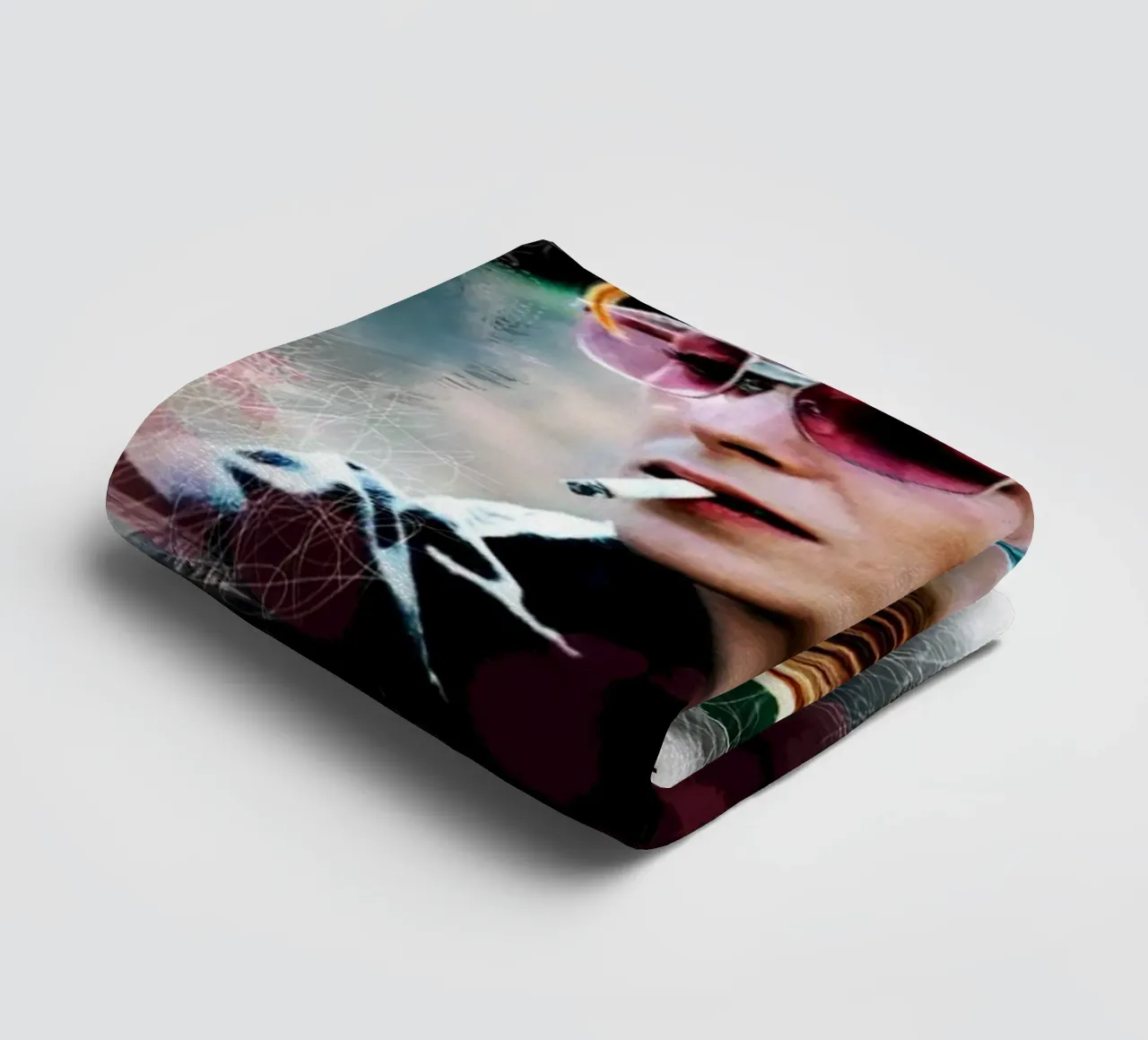 David Bowie smoking asciugamano da bagno da Lembayung art