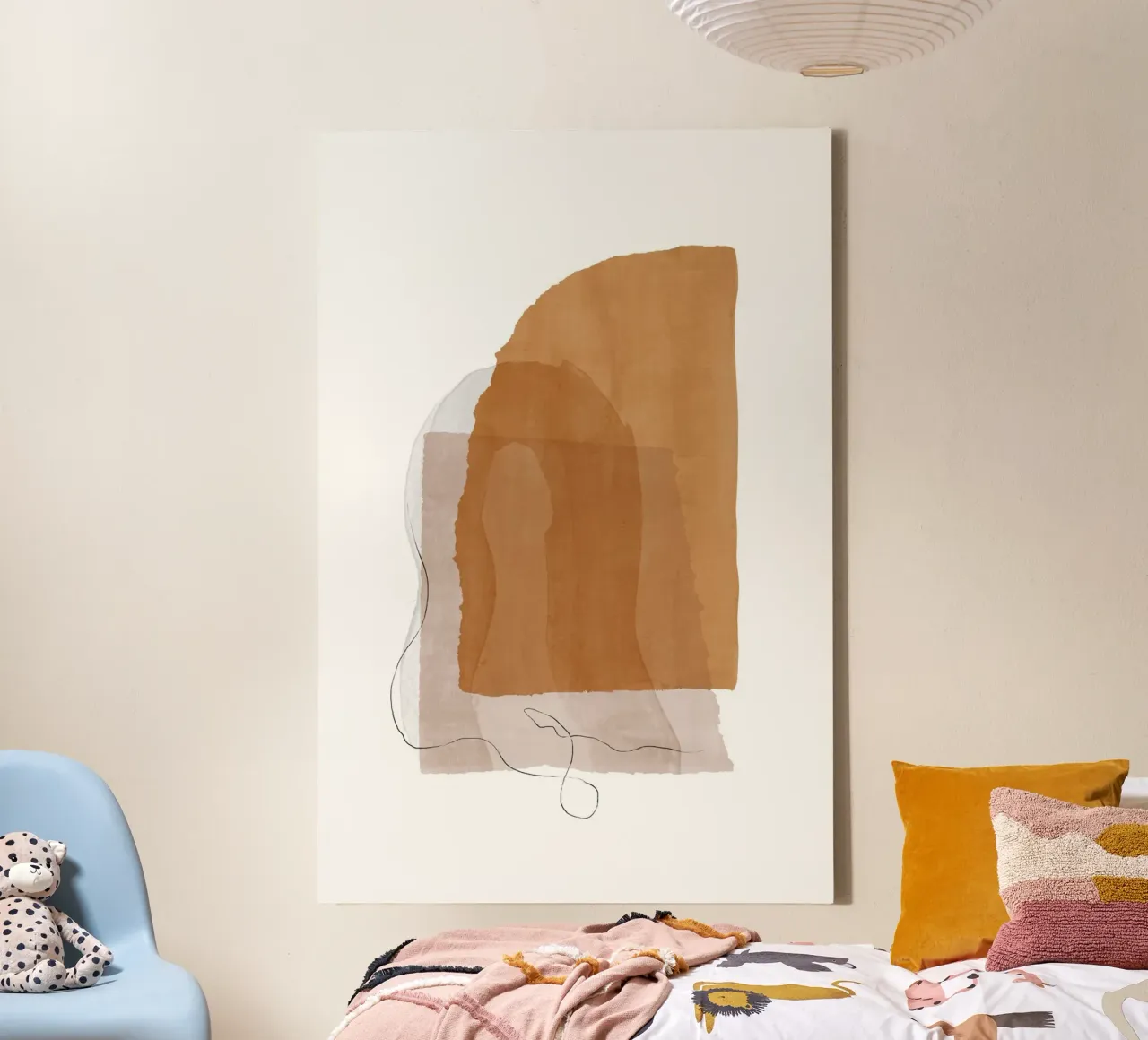 Fragmenten 1 canvas van NouveauPrints