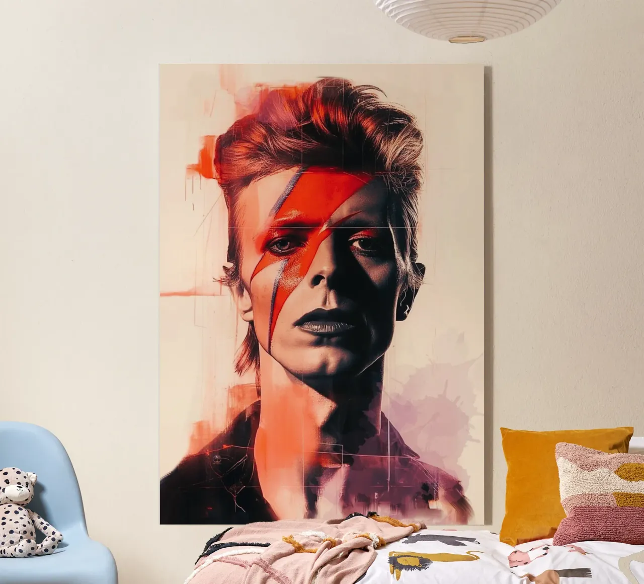 Iconic style of David Bowie plexiglass da Lembayung art