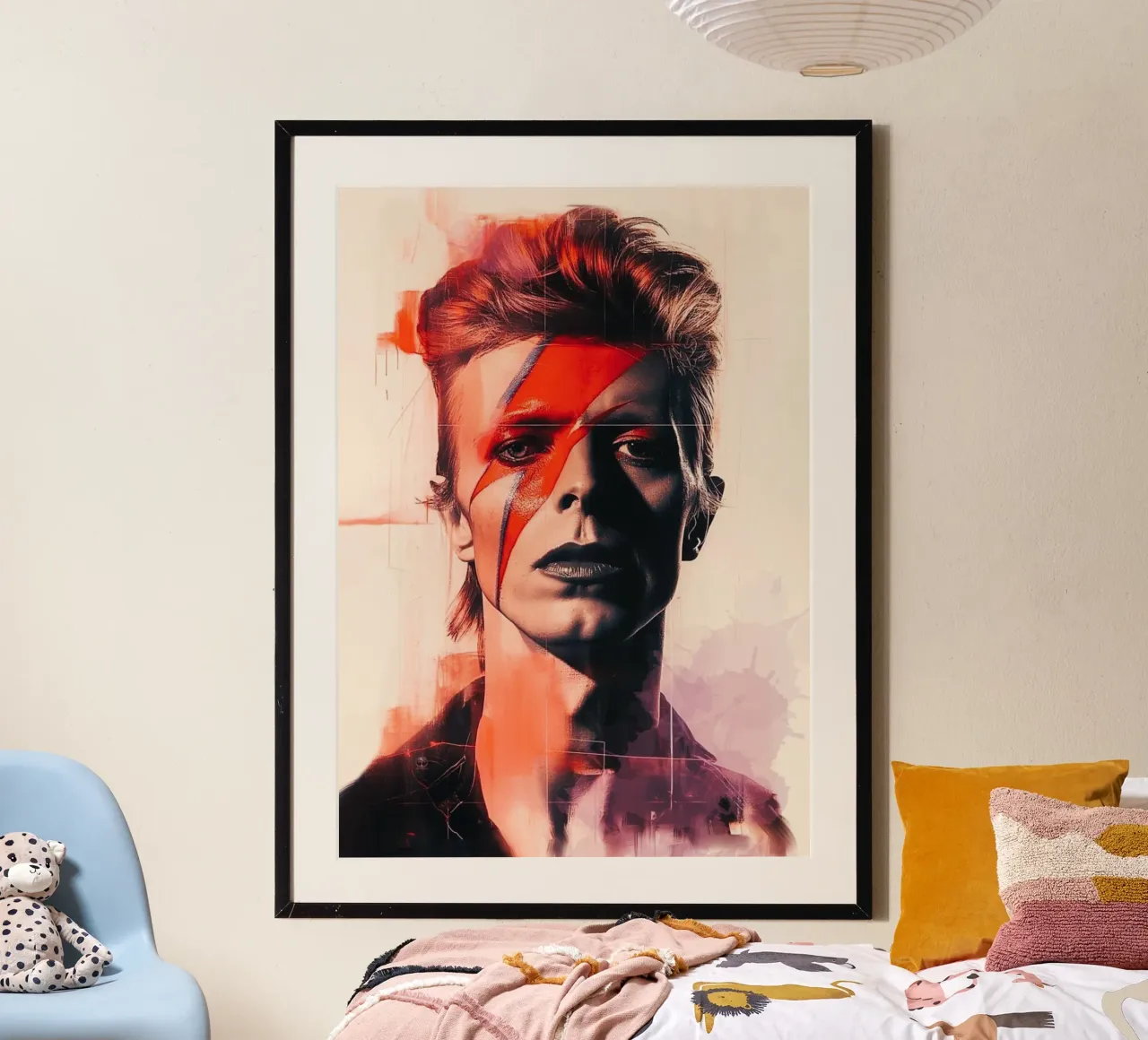 Iconic style of David Bowie carta hahnemühle da Lembayung art