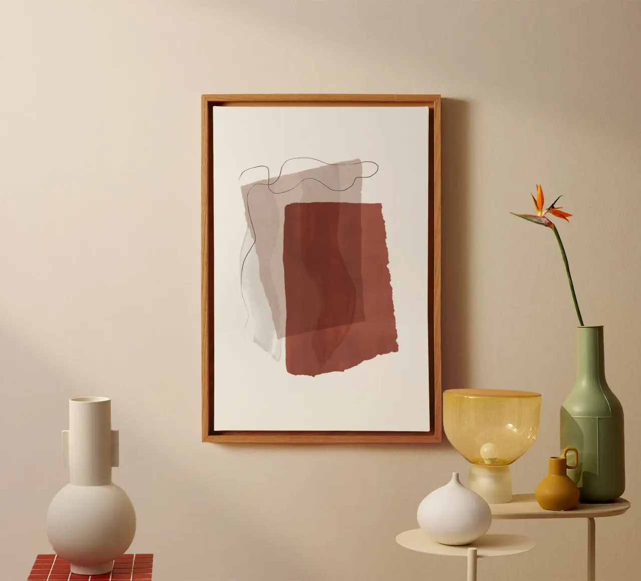 Fragmente 2 Leinwand von NouveauPrints