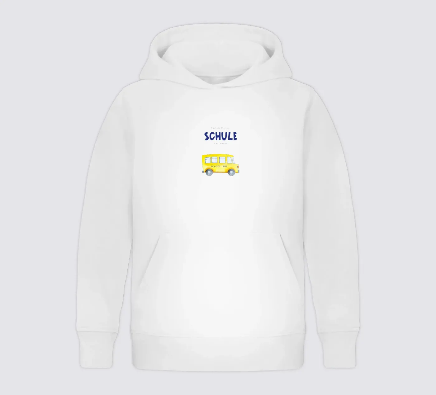 School bus kinder hoodie van Kartenliebe