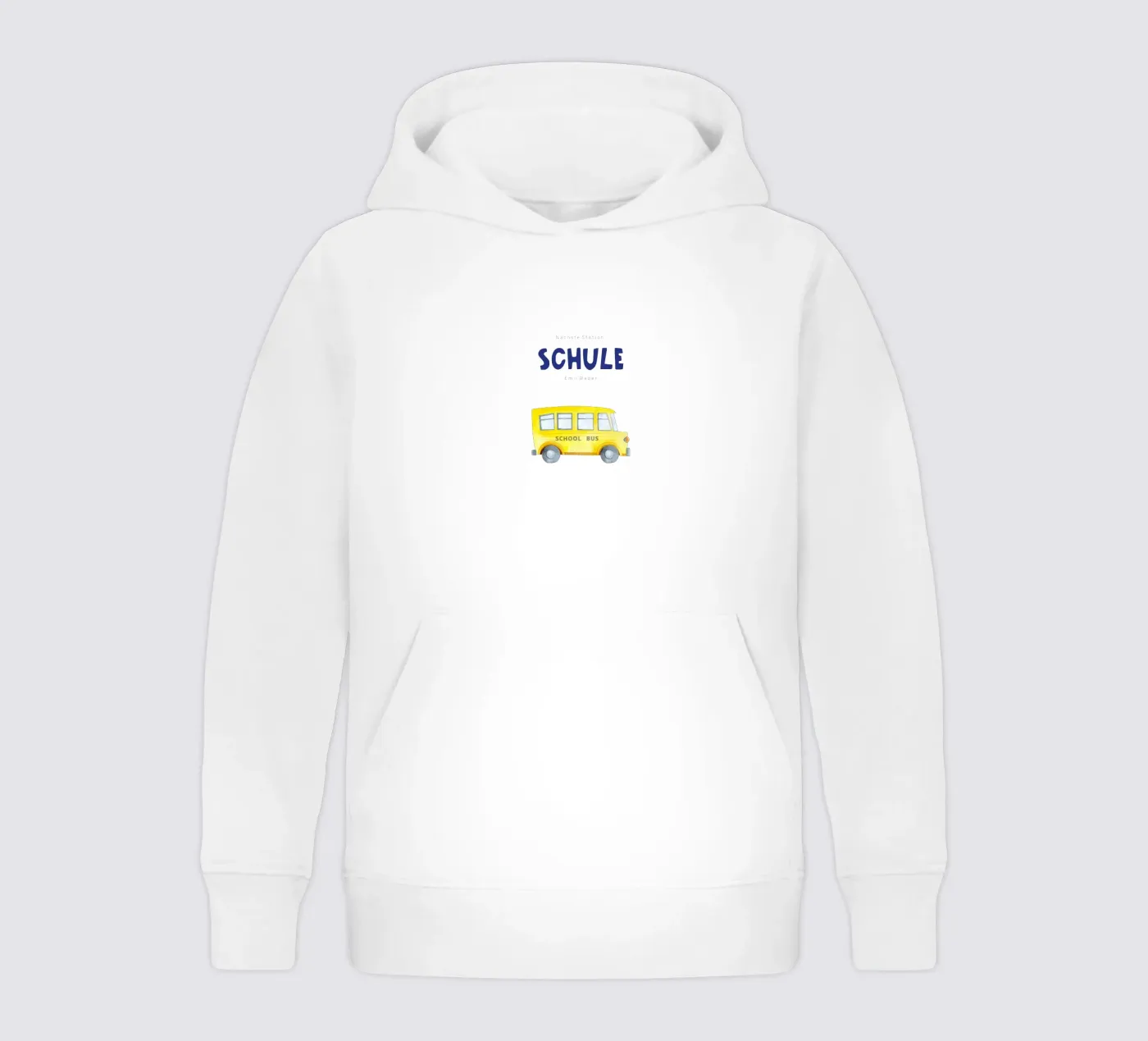 School bus kinder hoodie van Kartenliebe