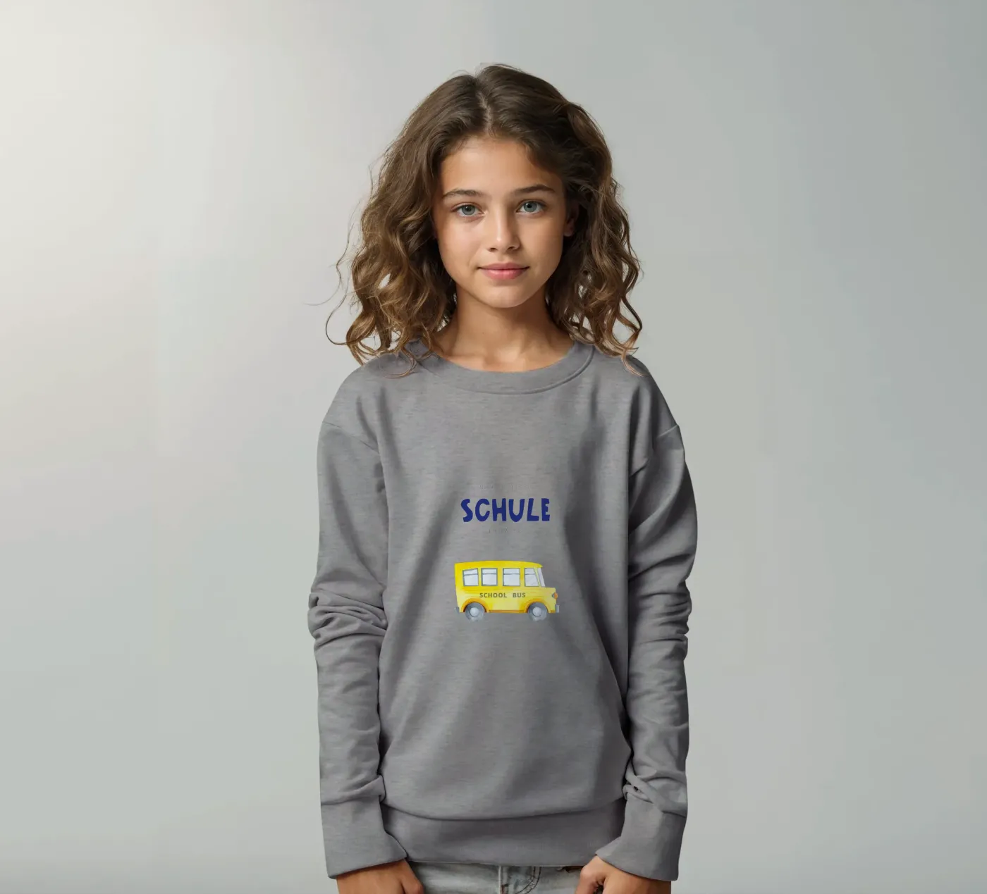 Schoolbus kinder sweatshirt van Kartenliebe