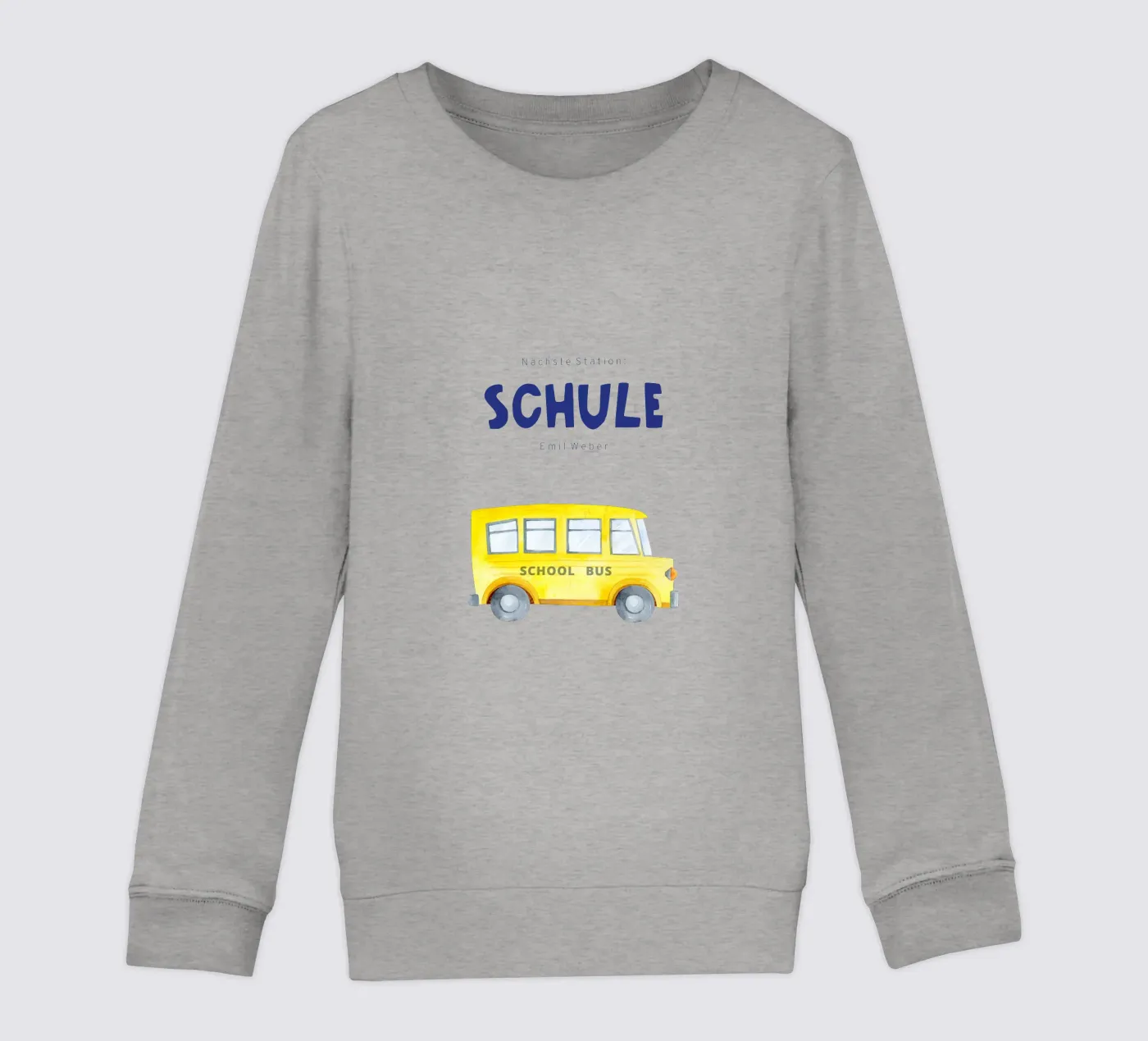Schoolbus kinder sweatshirt van Kartenliebe