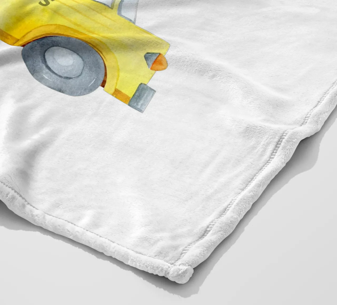 Schoolbus fleecedeken van Kartenliebe