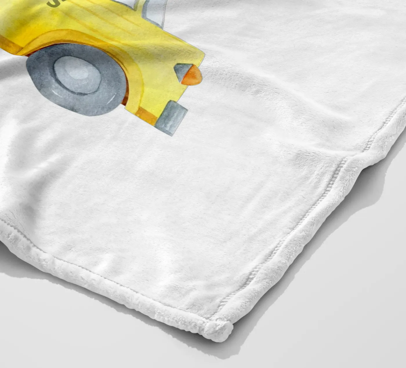 Schulbus Fleecedecke von Kartenliebe