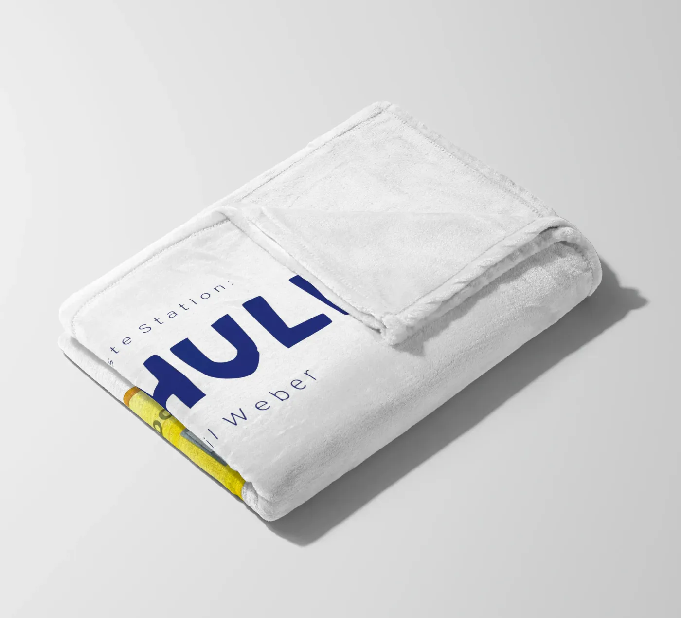 Schulbus Fleecedecke von Kartenliebe