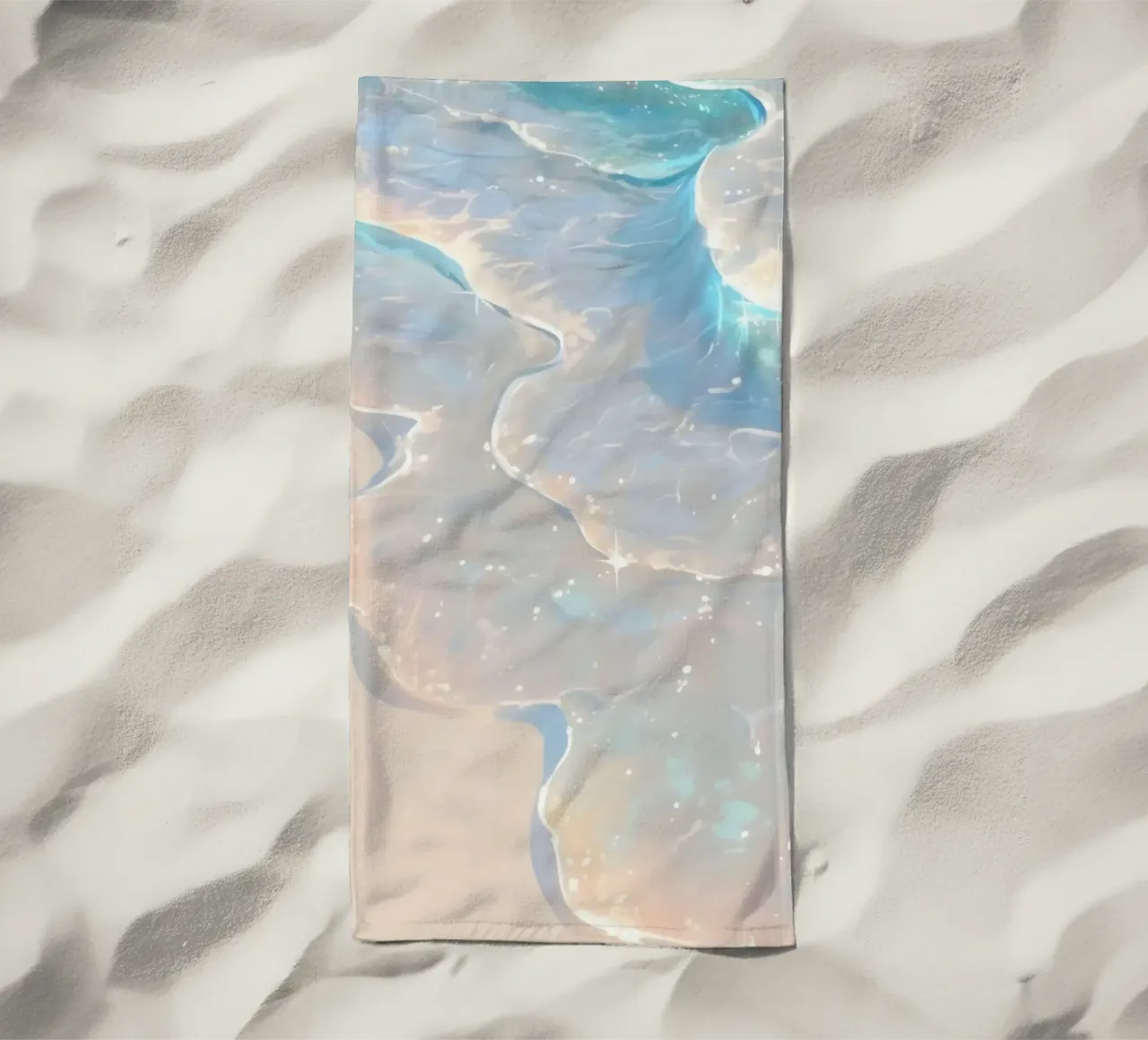 Spiaggia Glimeer telo mare da luxi&lace