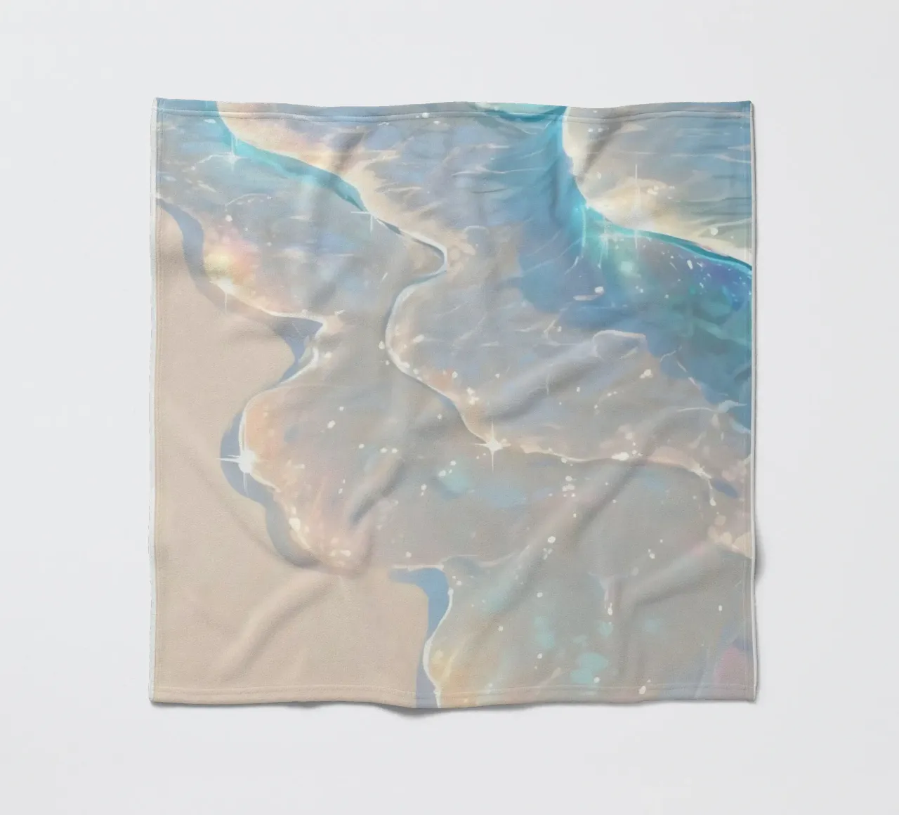 Spiaggia Glimeer coperta in pile da luxi&lace