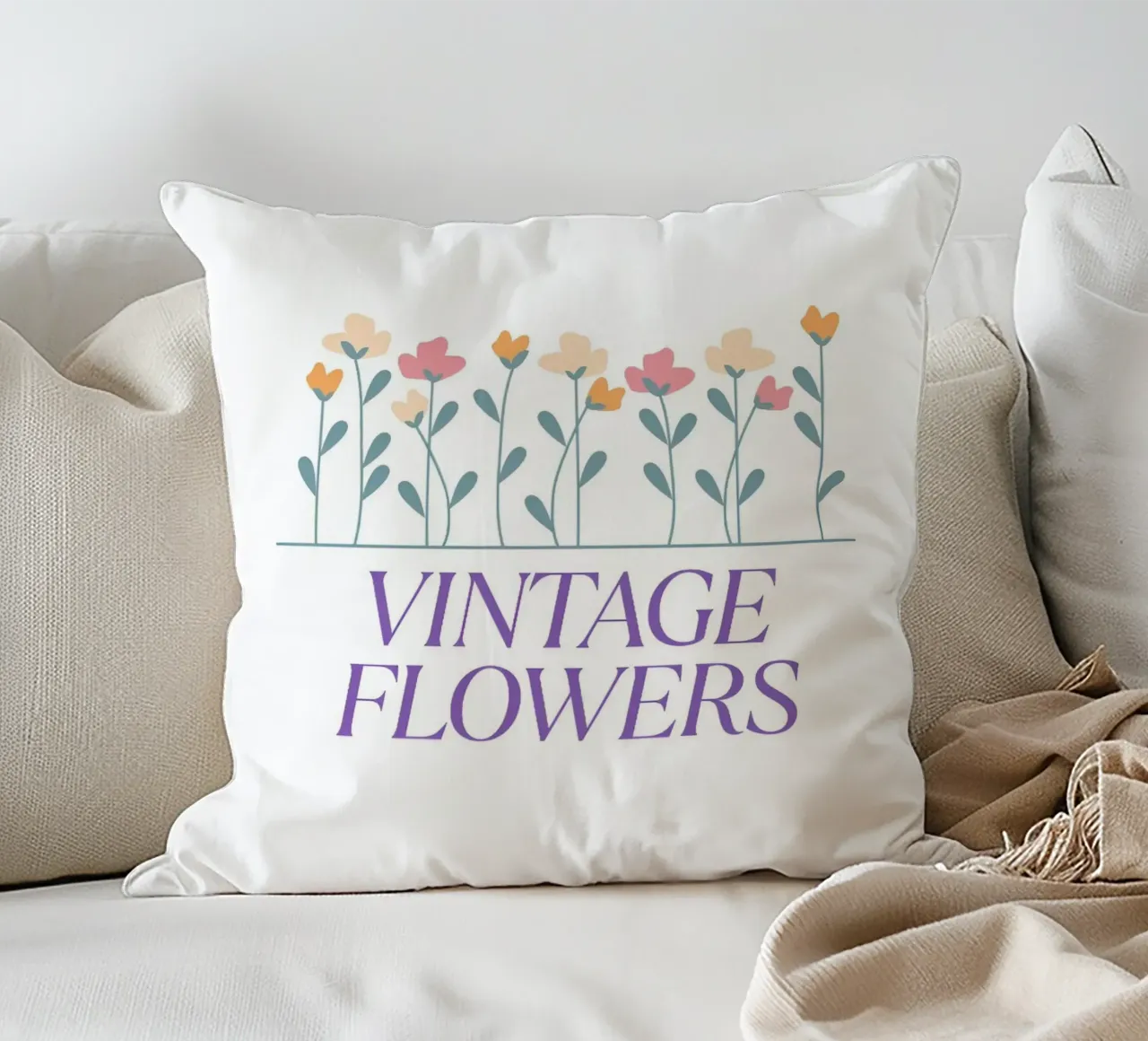 Fiori d'epoca cuscino da luxi&lace
