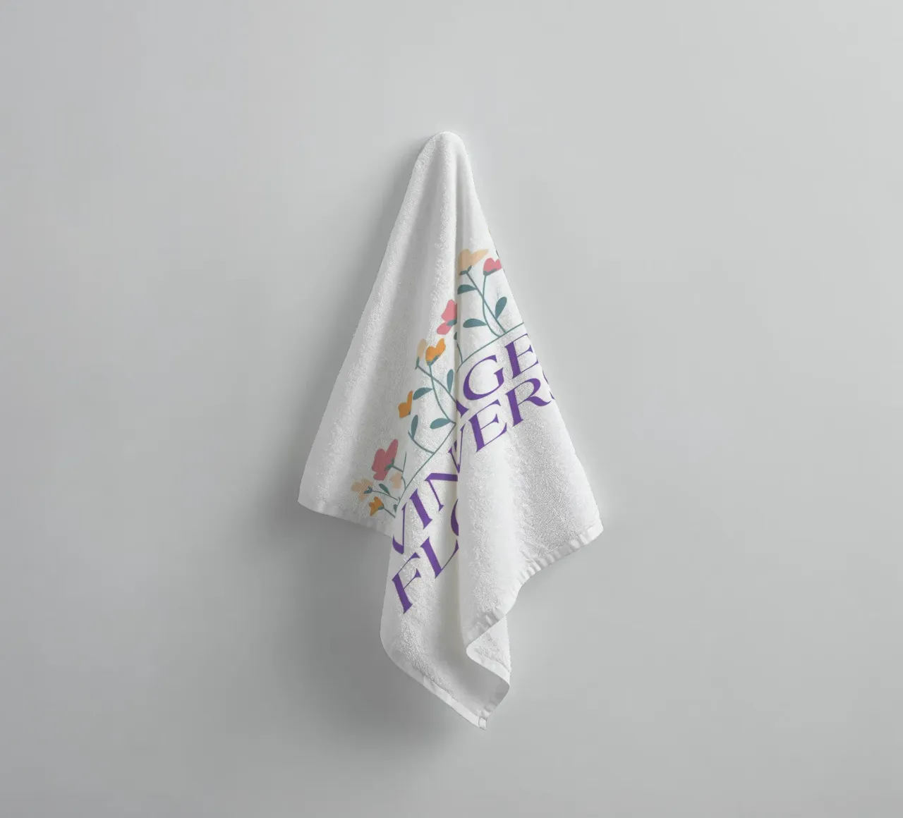 Fiori d'epoca asciugamano da bagno da luxi&lace