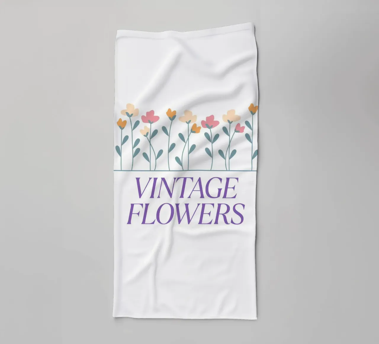 Fiori d'epoca asciugamano da bagno da luxi&lace