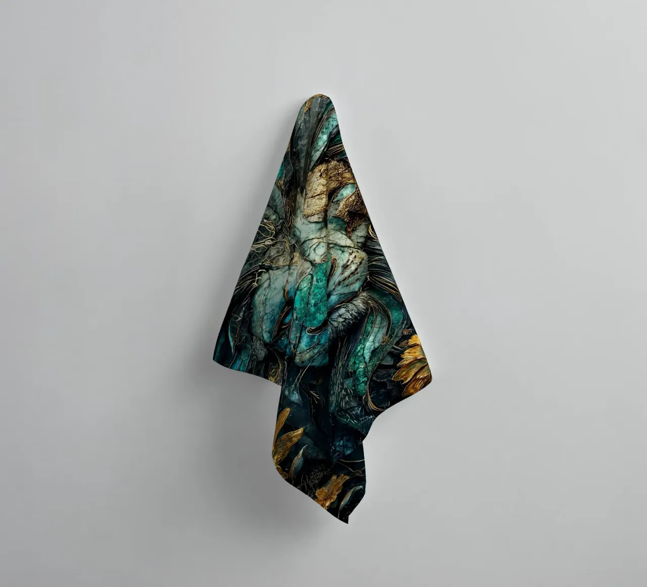 Majestic Lion Kintsugi Art asciugamano da bagno da Pixaverse