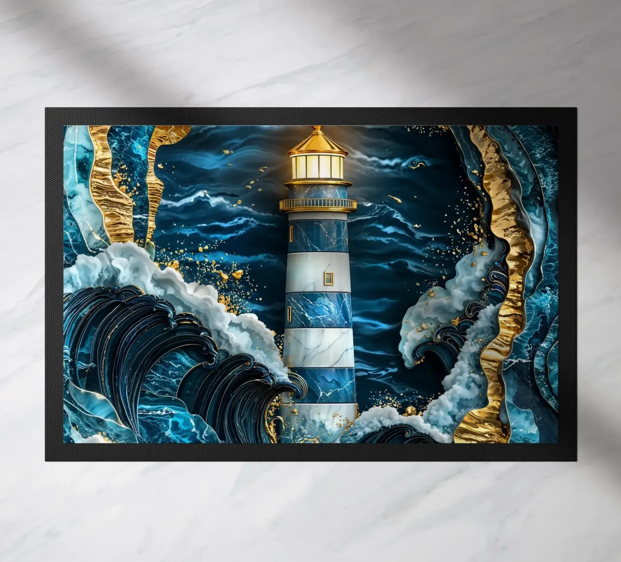 Beacon in the Storm Kintsugi Art zerbino da Pixaverse