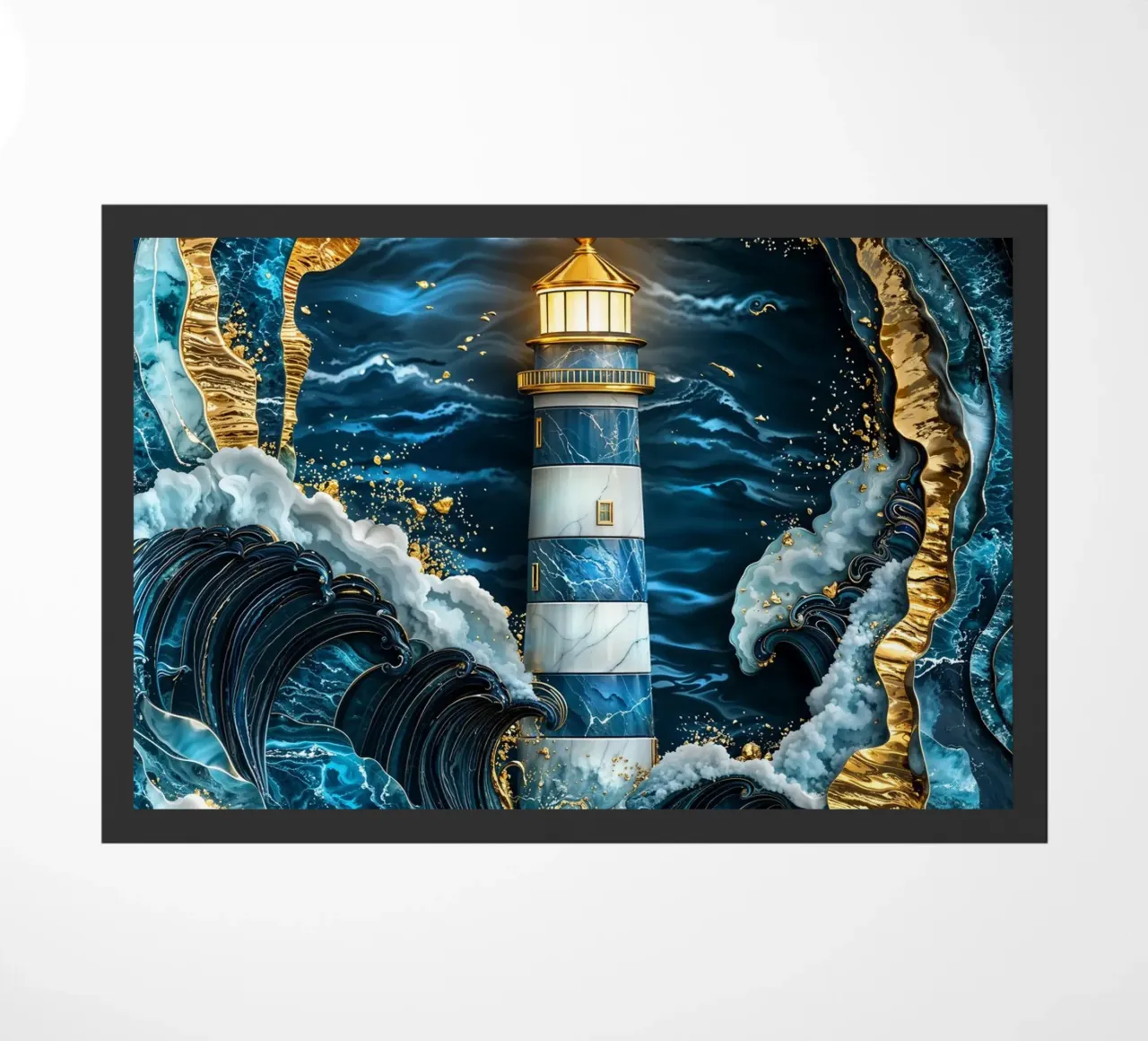 Beacon in the Storm Kintsugi Art zerbino da Pixaverse
