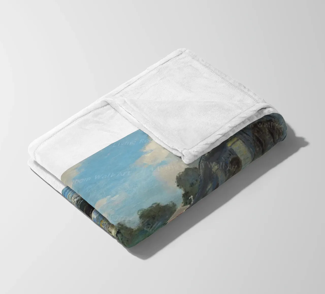 Brücke und Boot darunter Fleecedecke von SMG Store
