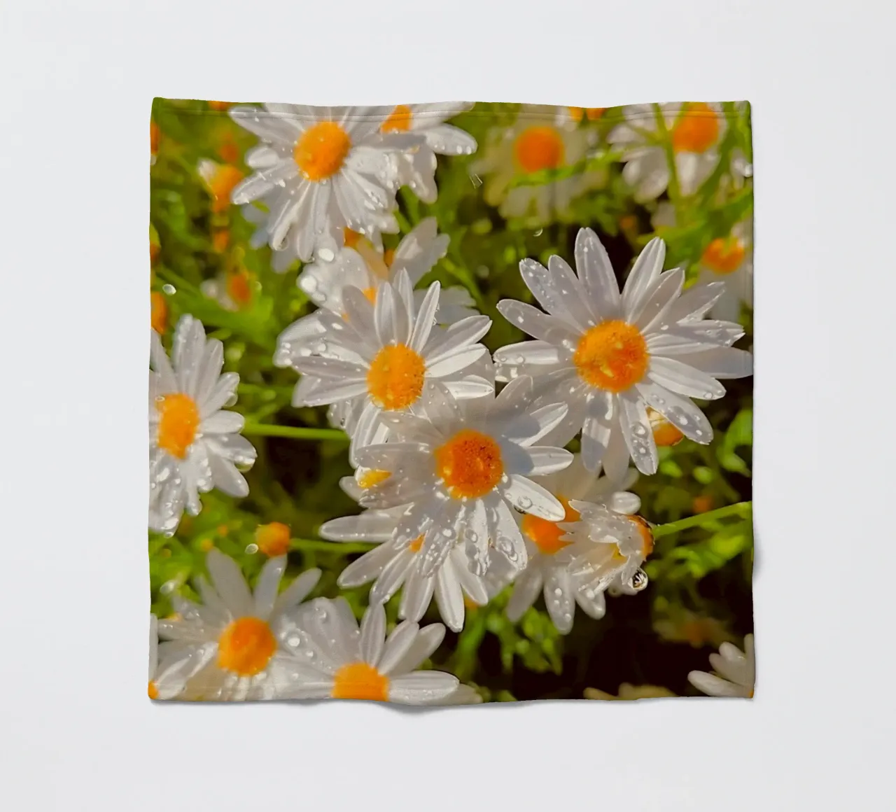 Sparkling Daisy Field fleece blanket by luxi&lace