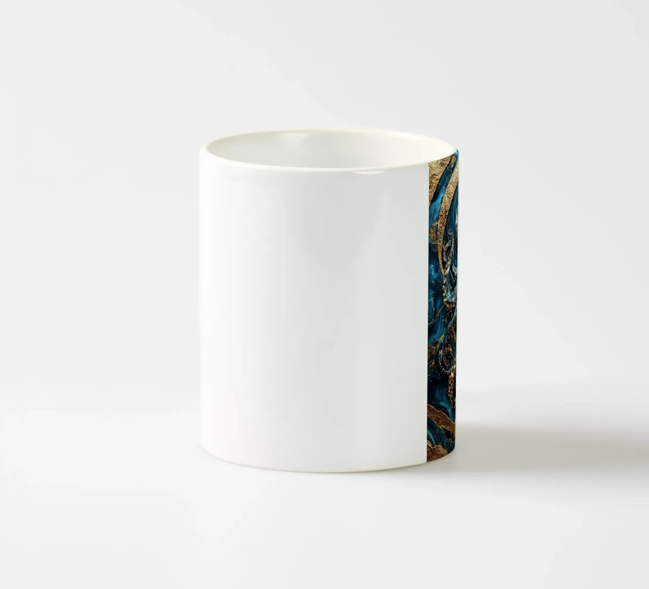 Golden Secrets of the Deep Art tazza in ceramica da Pixaverse