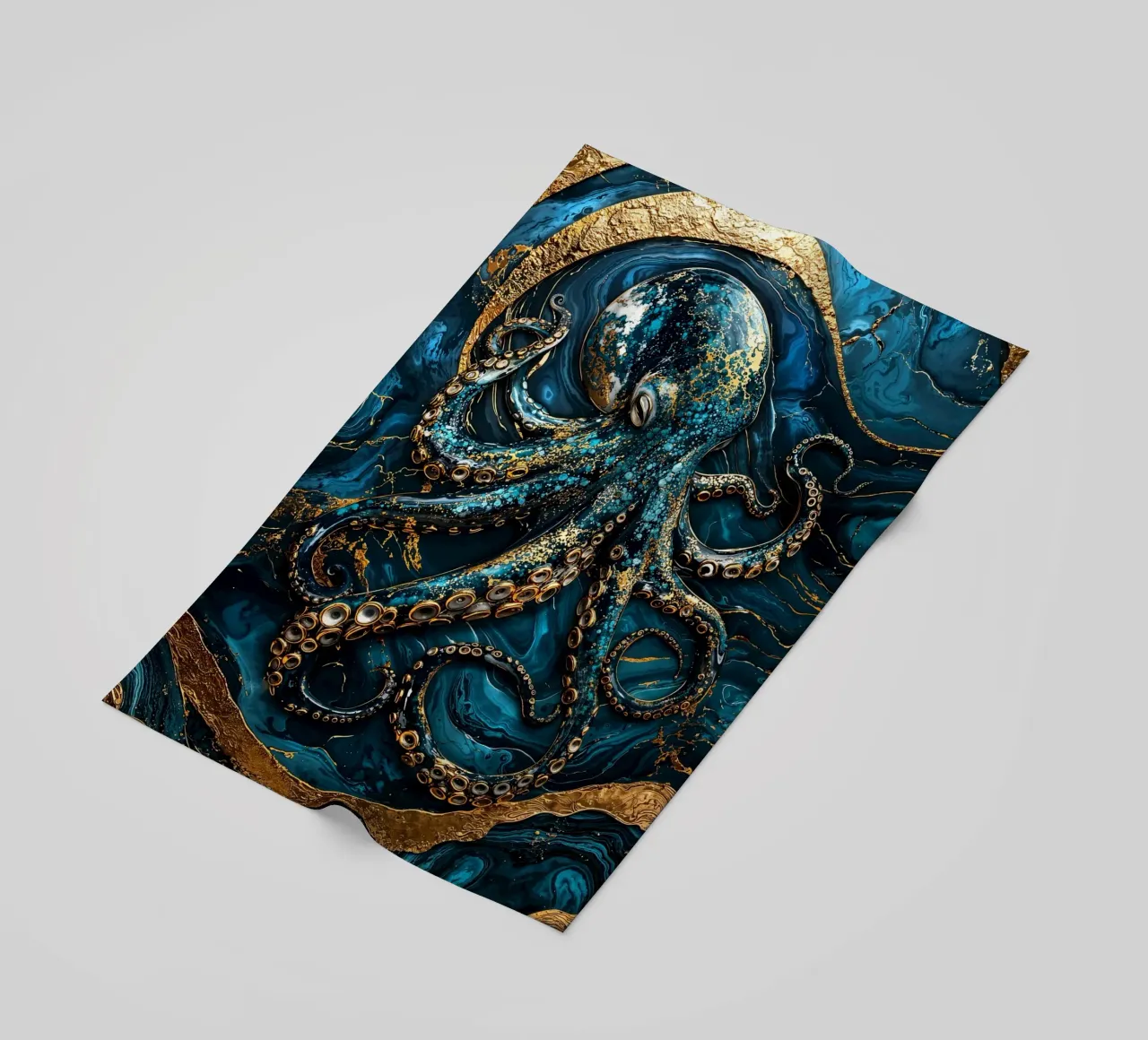 Golden Secrets of the Deep Art telo mare da Pixaverse