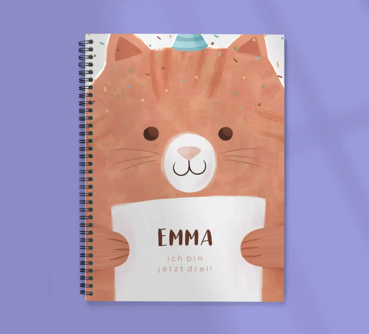 Confetti Cat Ringbuch von Kartenliebe