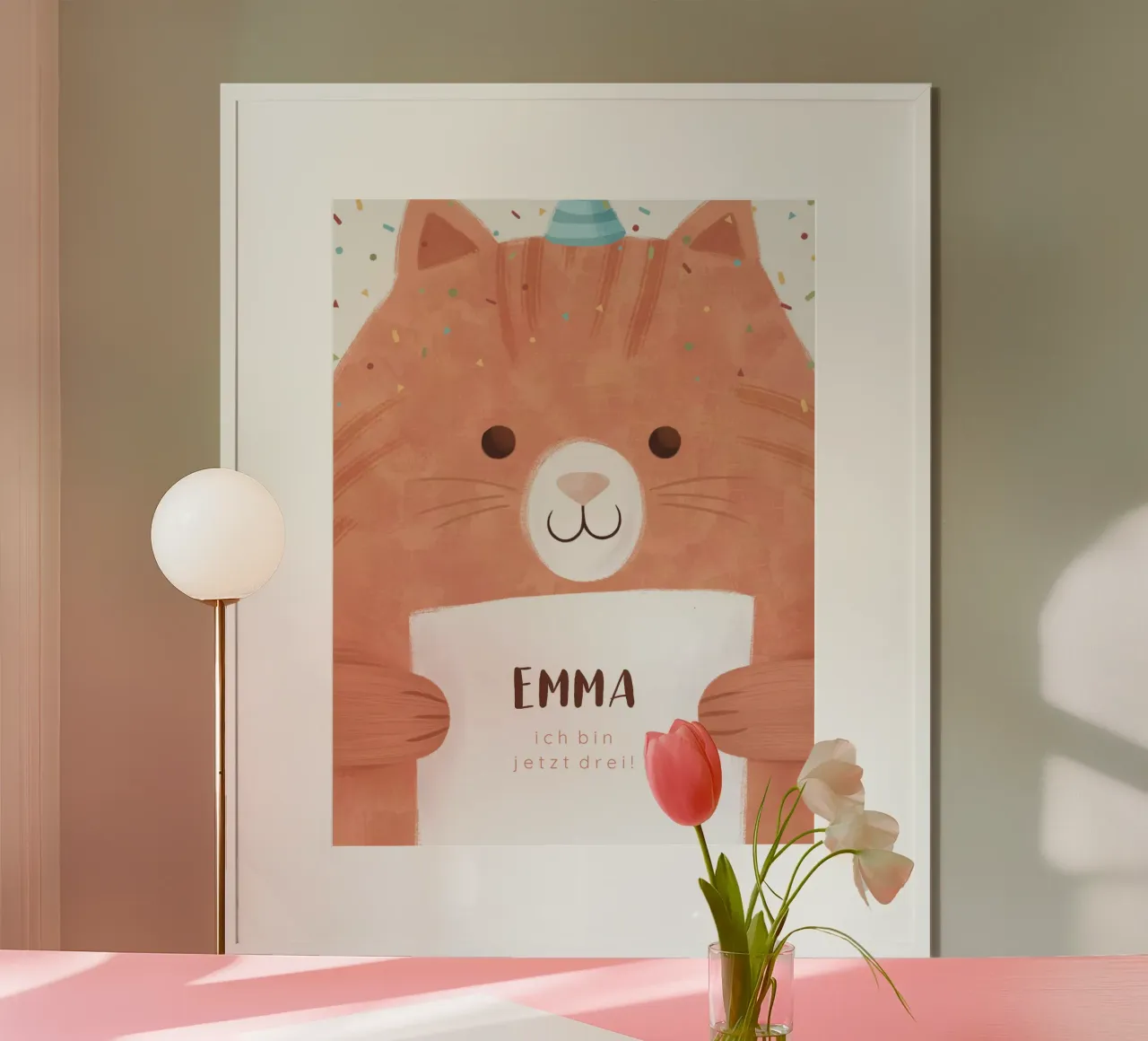 Confetti Cat poster da Kartenliebe