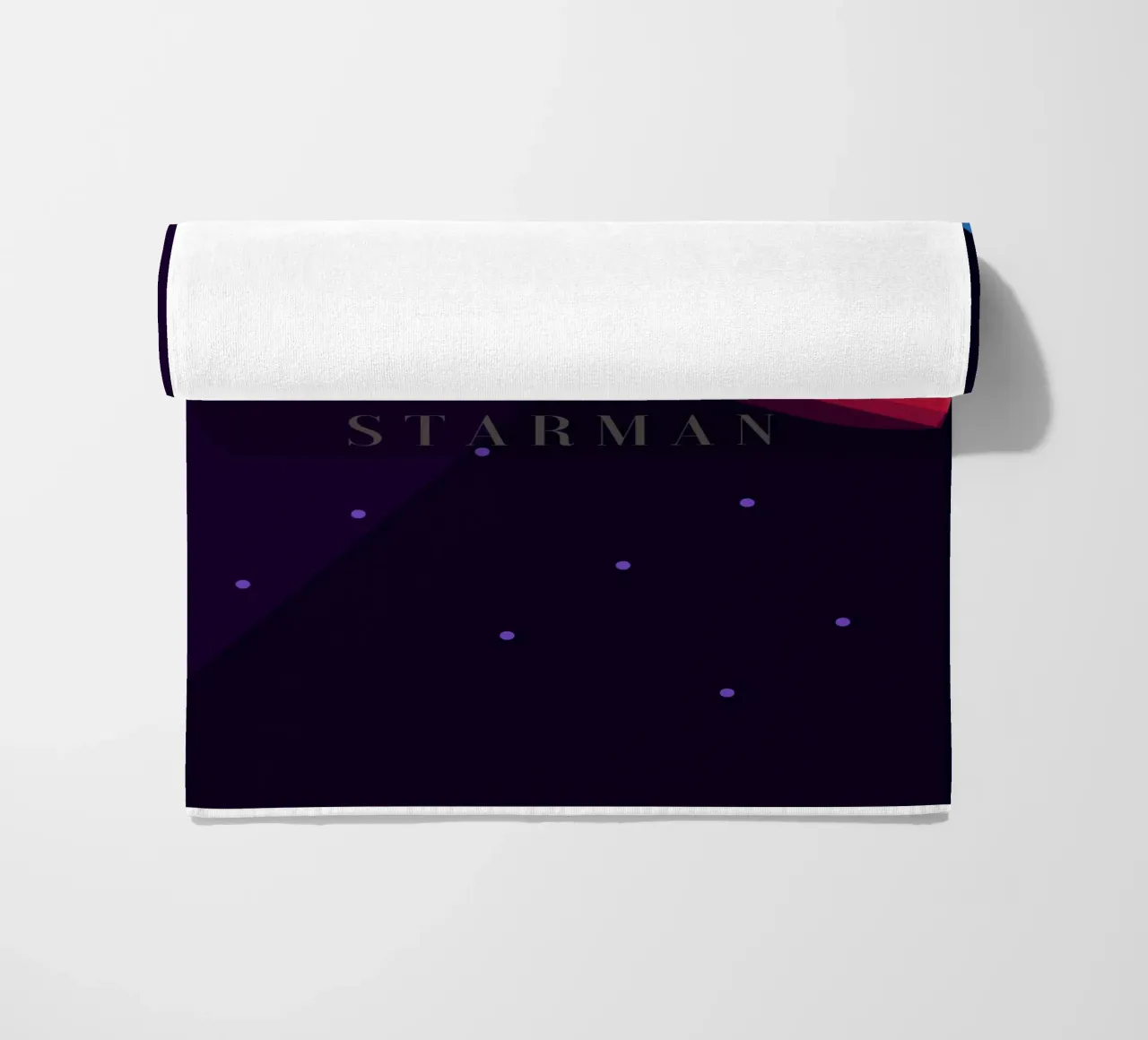 Illustrazione di Space X Starman telo mare da Urban Life