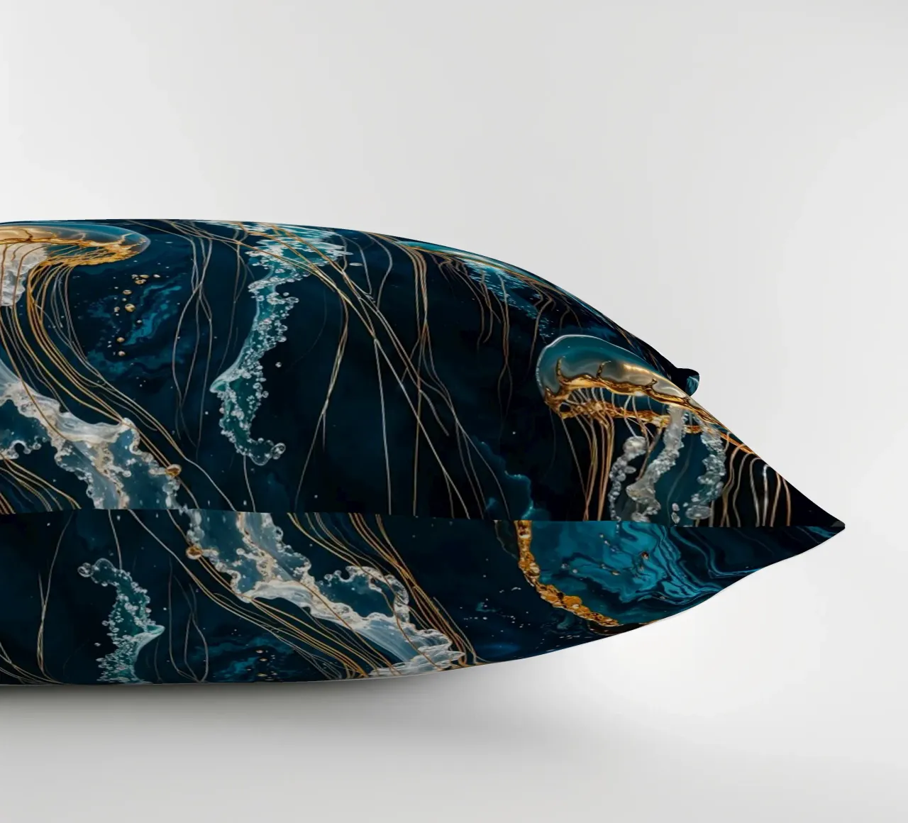 Dance of the Deep decorative cushion by Pixaverse